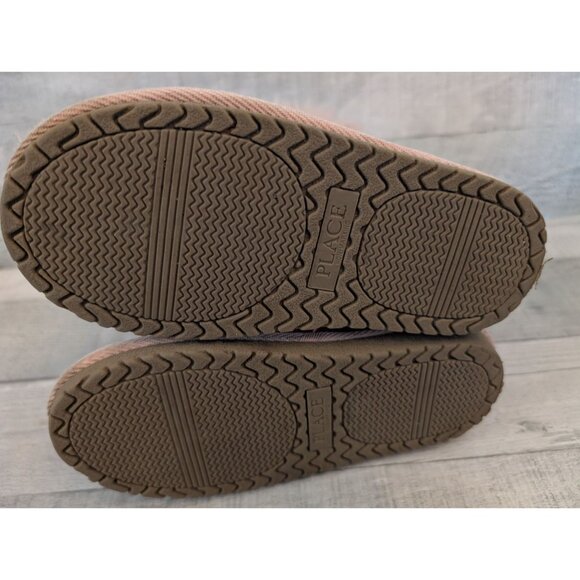 Girls Faux Suede & Faux Fur Ankle Boots Size 11 By The Childrens Place - Picture 4 of 5